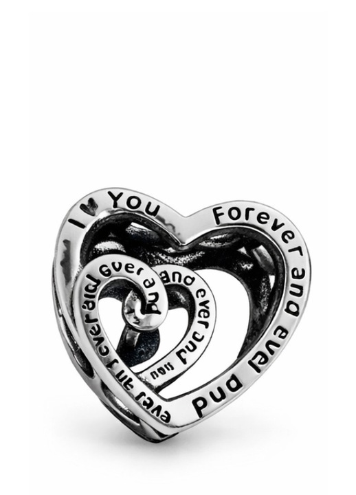 Talisman Argint 925, compatibil Pandora – Iubire eterna pentru mama