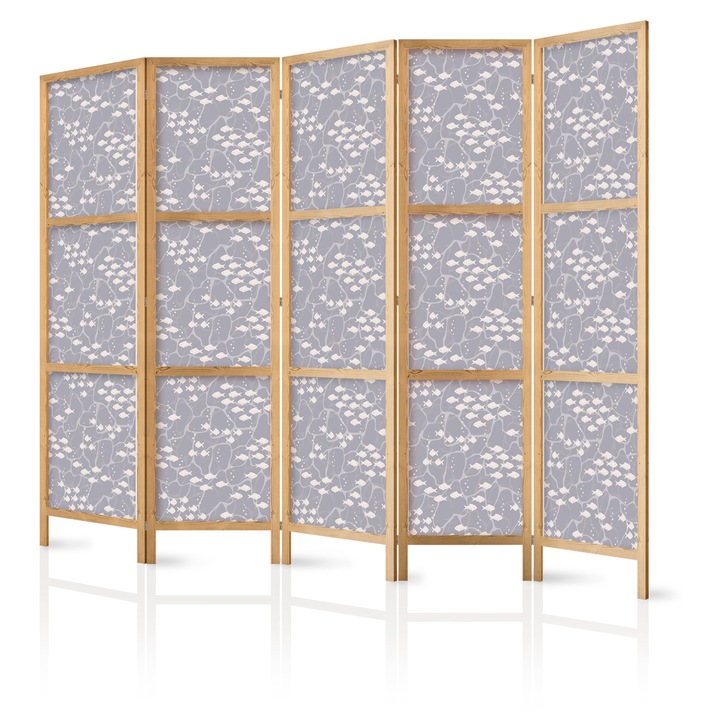Paravan japonez - Small Fish Shoal - 225 x 172 cm