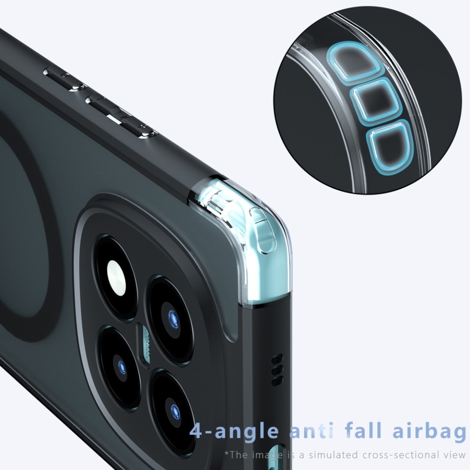 Husa pentru Xiaomi 17, SKYDDAR INNOVATION, Antisoc, Negru frost, set cu sticker