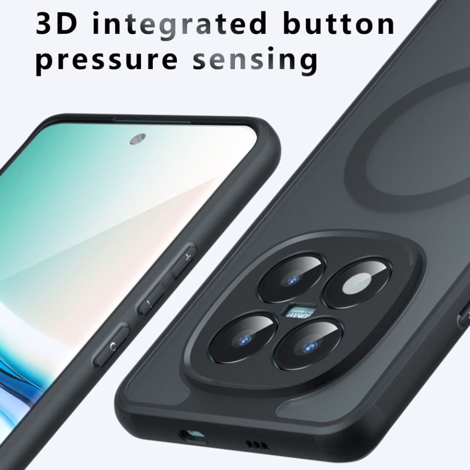 Husa pentru Xiaomi 17, SKYDDAR INNOVATION, Antisoc, Negru frost, set cu sticker