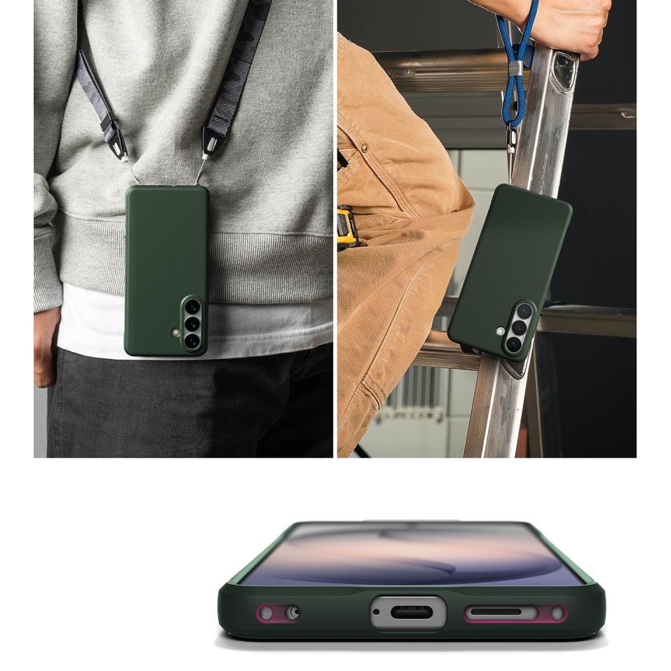 Carcasa Ringke Onyx compatibila cu Samsung Galaxy S26, Dark Green
