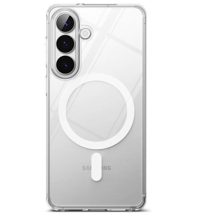Carcasa Ringke Fusion cu MagSafe compatibila cu Samsung Galaxy S26, Transparent