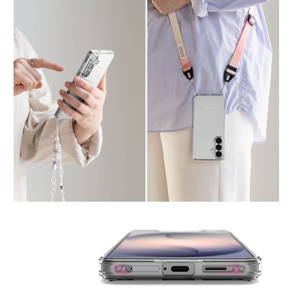 Carcasa Ringke Fusion compatibila cu Samsung Galaxy S26 Plus, Transparent