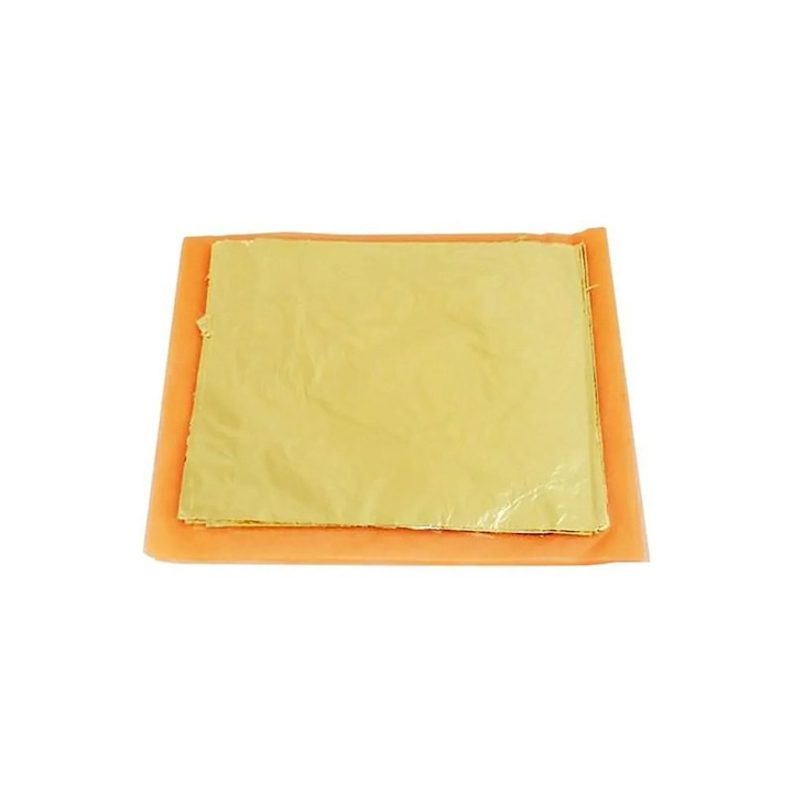 Foita decorativa stucco, aurie - 16x16 cm, 500 buc