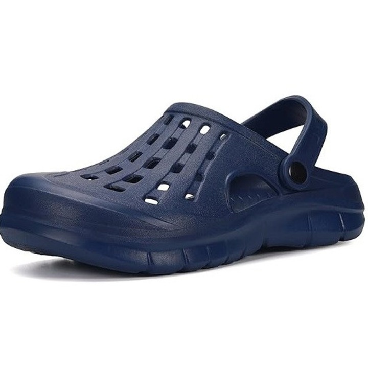 Saboti lejeri cu talpa ortopedica, Albastru inchis, 36-37