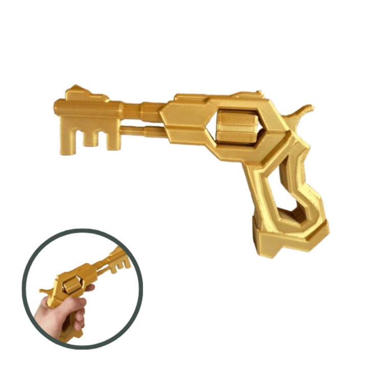 Figurina Keyvolver, Rivals Roblox Lulu's Prints, auriu, 181x104x25 mm