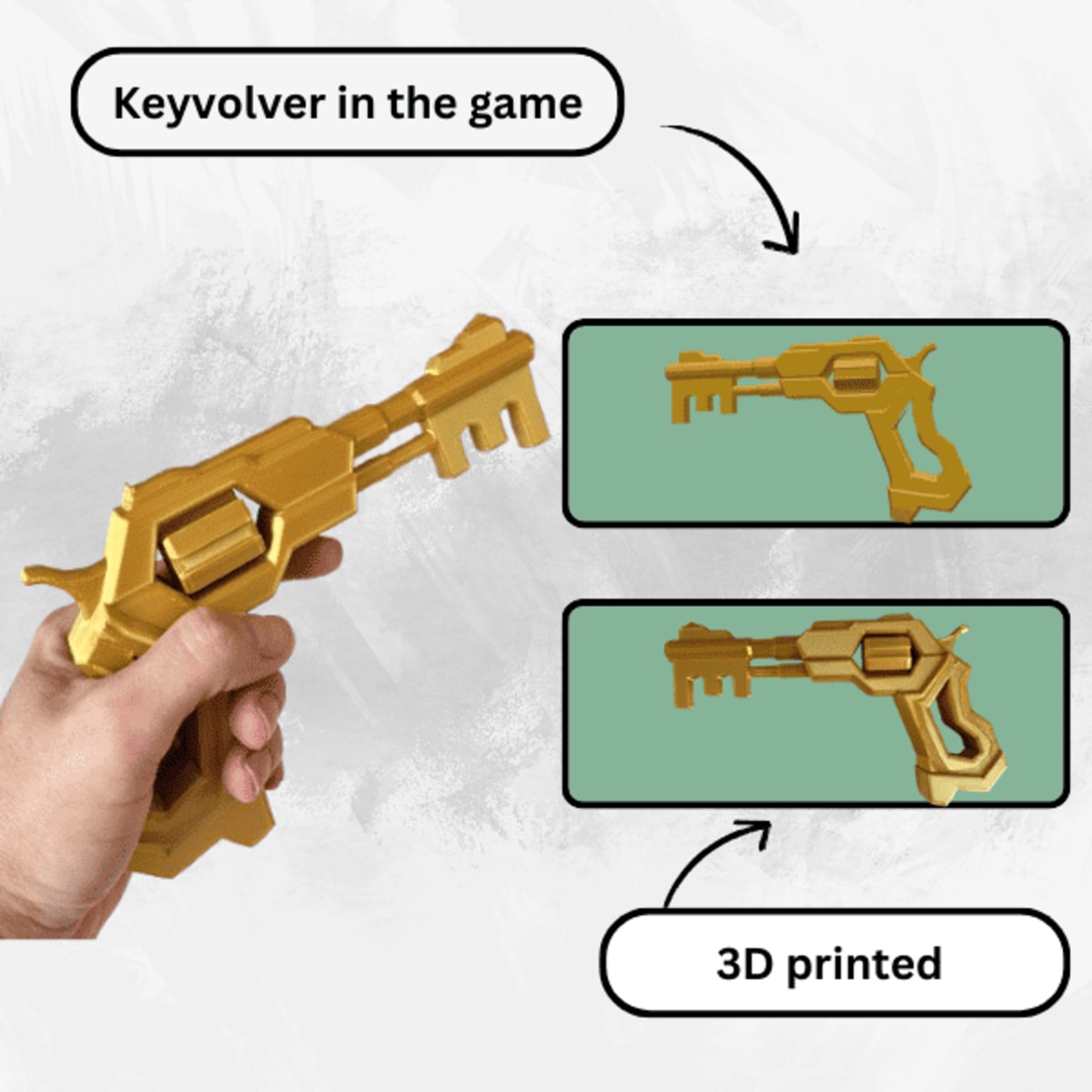 Keyvolvr Rivlas Figurina Keyvolver, Rivals Roblox Lulu's Prints, auriu, 181x104x25 mm ...