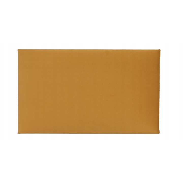 Panou decorativ EDANTI, dreptunghiular, 50x40 cm, galben, Smart Velvet