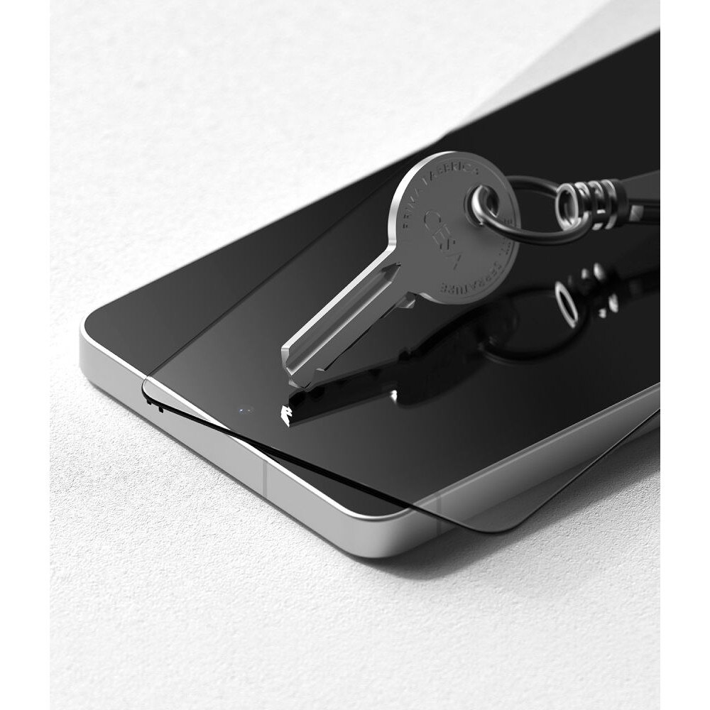 Set 2 folii sticla securizata Ringke Easy Slide, Kit montare inclus, compatibile cu Samsung Galaxy S26 Ultra, Transparent