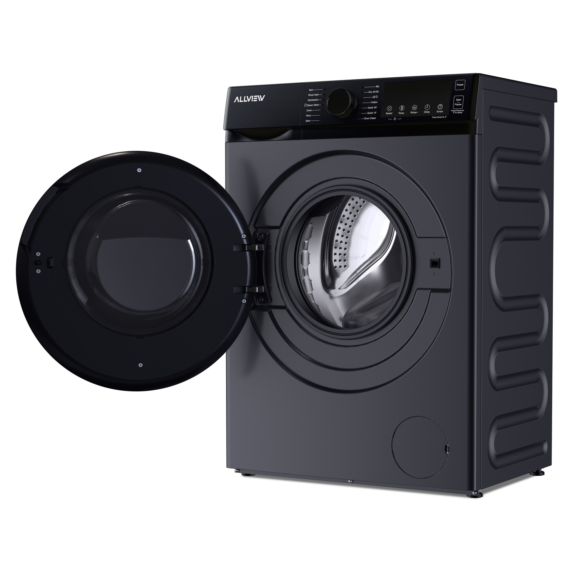Masina de spalat rufe Allview Sensy 800, 8 KG, Motor Inverter