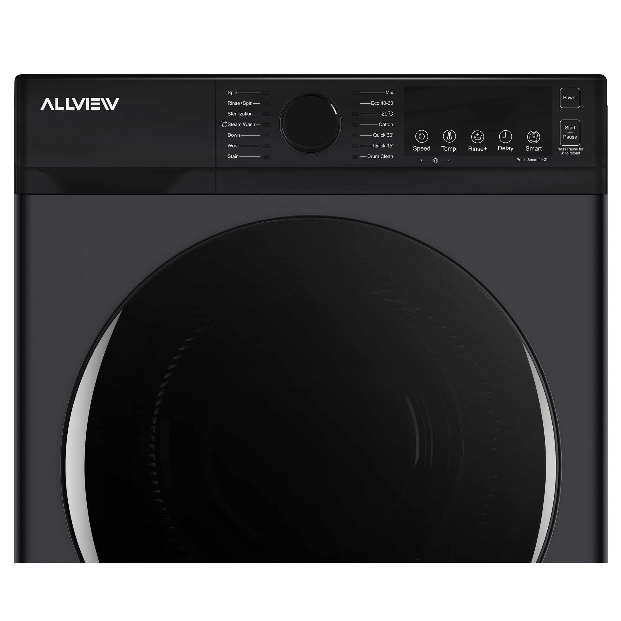 Masina de spalat rufe Allview Sensy 800, 8 KG, Motor Inverter