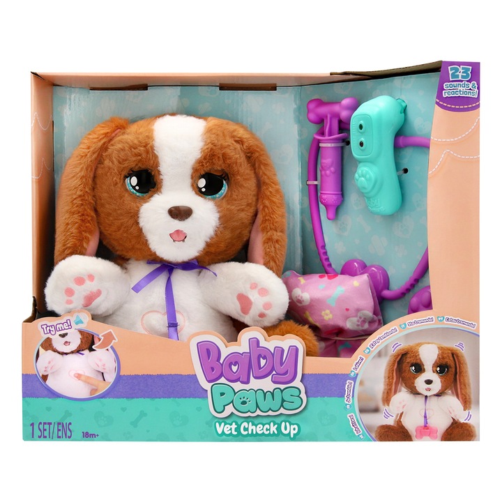 Set de joaca interactiv Catelusul la Veterinar Baby Paws