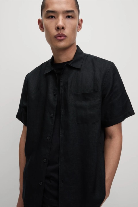 Marks & Spencer, Camasa de in cu maneci scurte, Negru