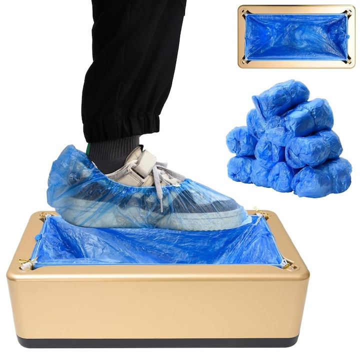 Dozator Automat OS3.3 cu Botosei de Unica Folosinta, Include 20 Pungi / Rezerve, Cipici, Acoperitori pentru Protectie Pantofi, Incaltaminte, Papuci, 39 x 21 x 12.5 cm