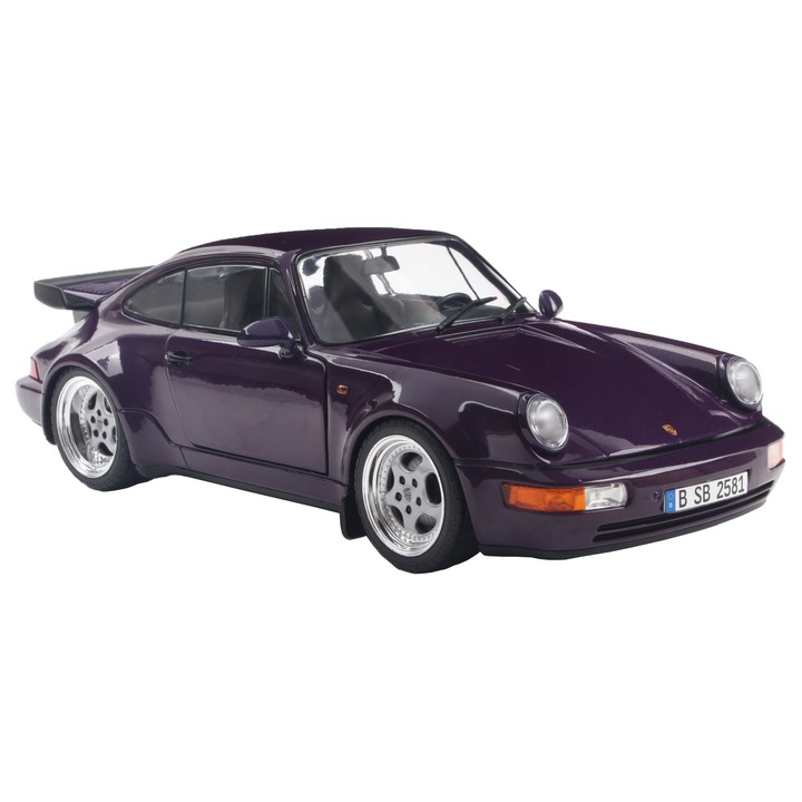 Porsche 911 (964) Turbo 3.6 autómodell, 1:18, Solido, Violet Metal