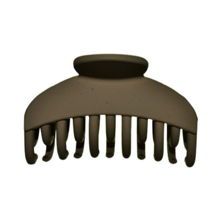 Щипка за коса, с двоен ред зъбци, за момичета, Mini Junior CL1102C, Кремав