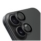 Folii protectie camera OBAL:ME pentru Apple iPhone 17, 9H duritate, negru, set complet