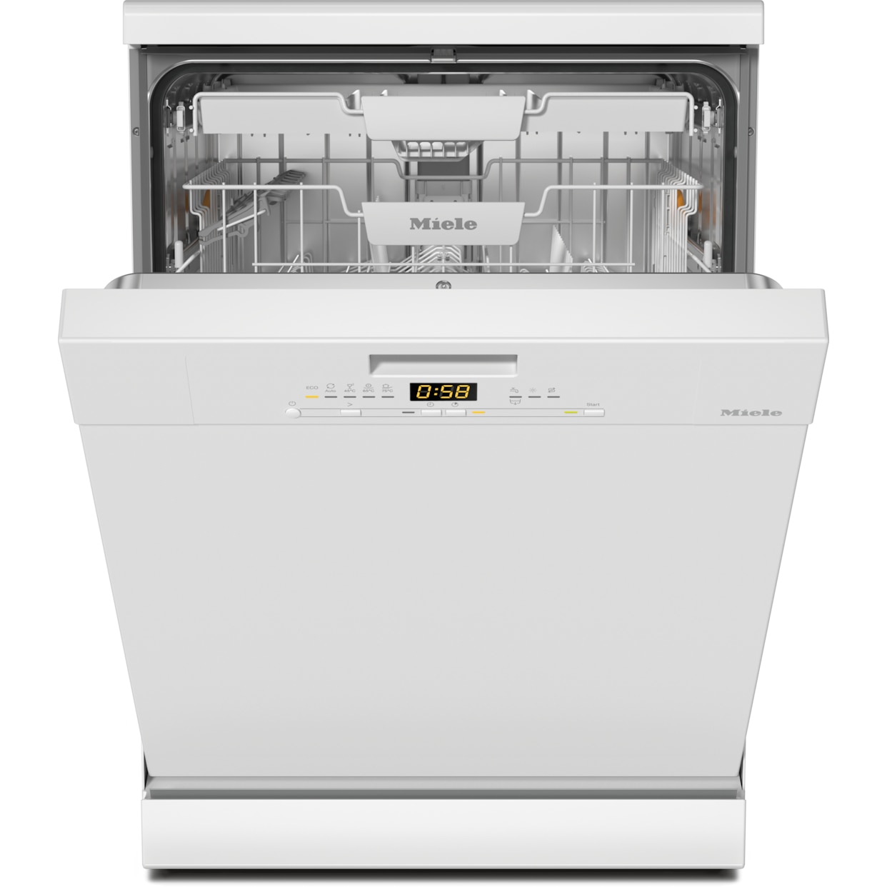Masina de spalat vase Miele G 5611 SC, 14 seturi, 5 programe, Clasa A, QuickPowerWash, AutoOpen, 60 cm, Alb