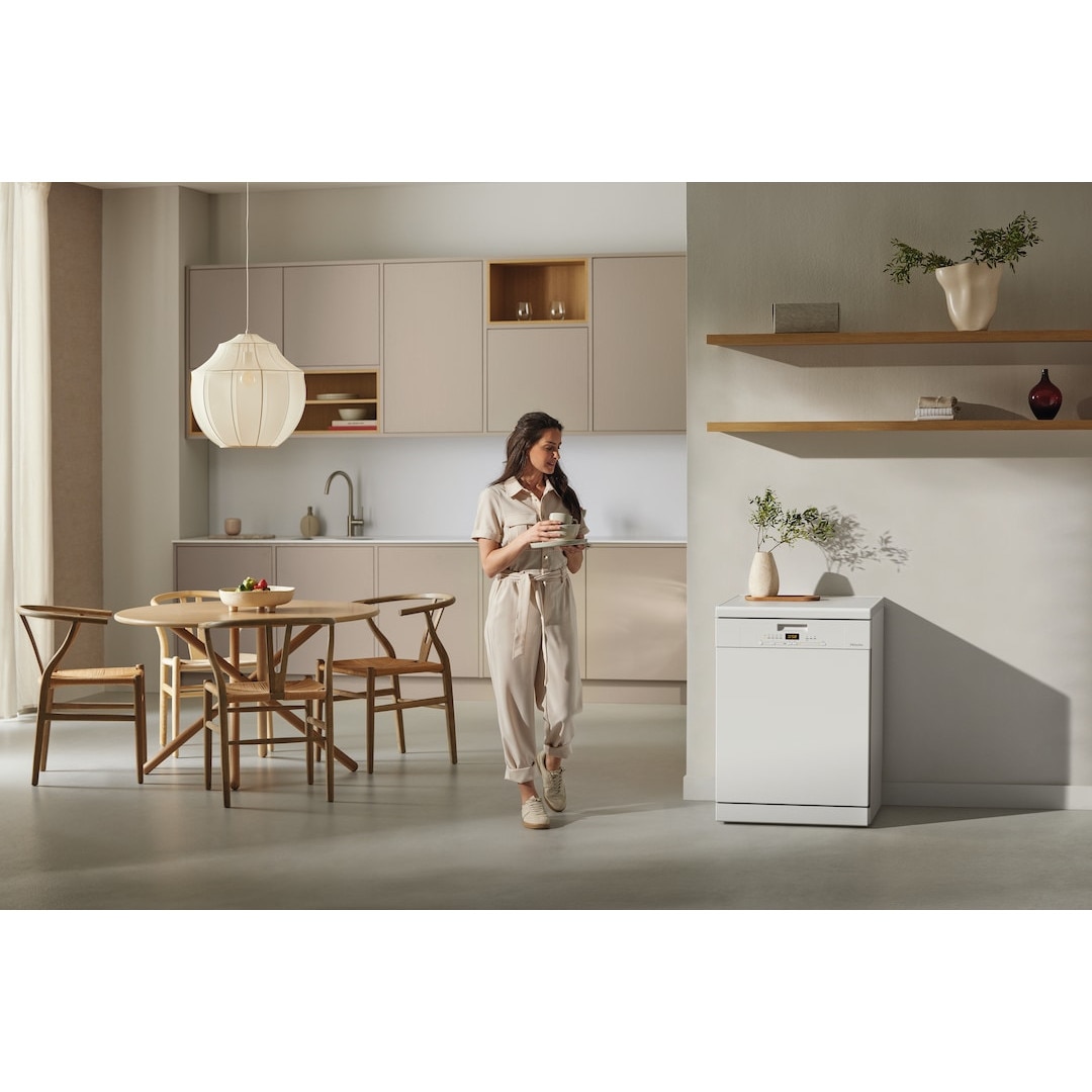 Masina de spalat vase Miele G 5611 SC, 14 seturi, 5 programe, Clasa A, QuickPowerWash, AutoOpen, 60 cm, Alb