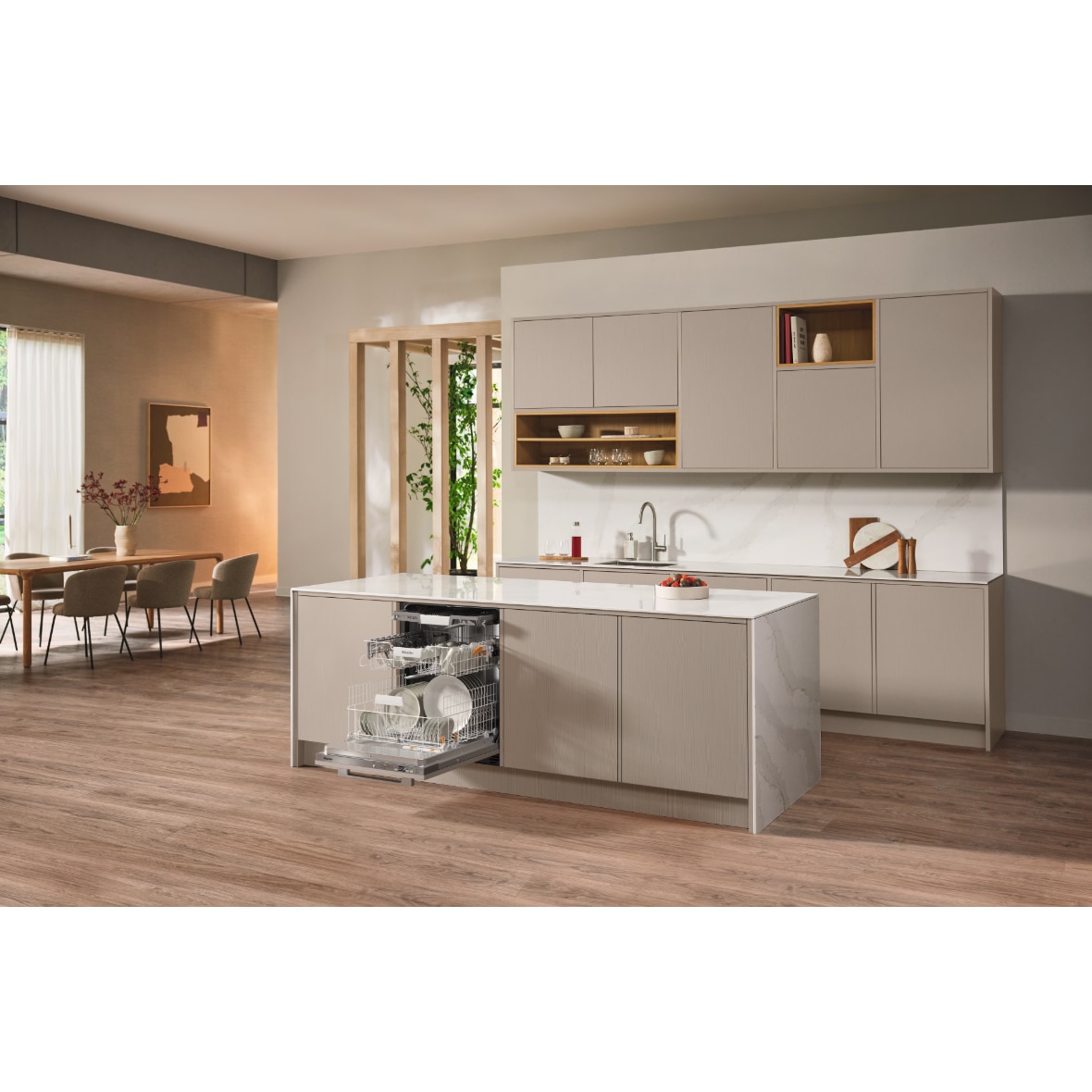 Masina de spalat vase incorporabila Miele G 5851 SCVi, 14 seturi, 5 programe, Clasa A, QuickPowerWash, AutoOpen, 60 cm