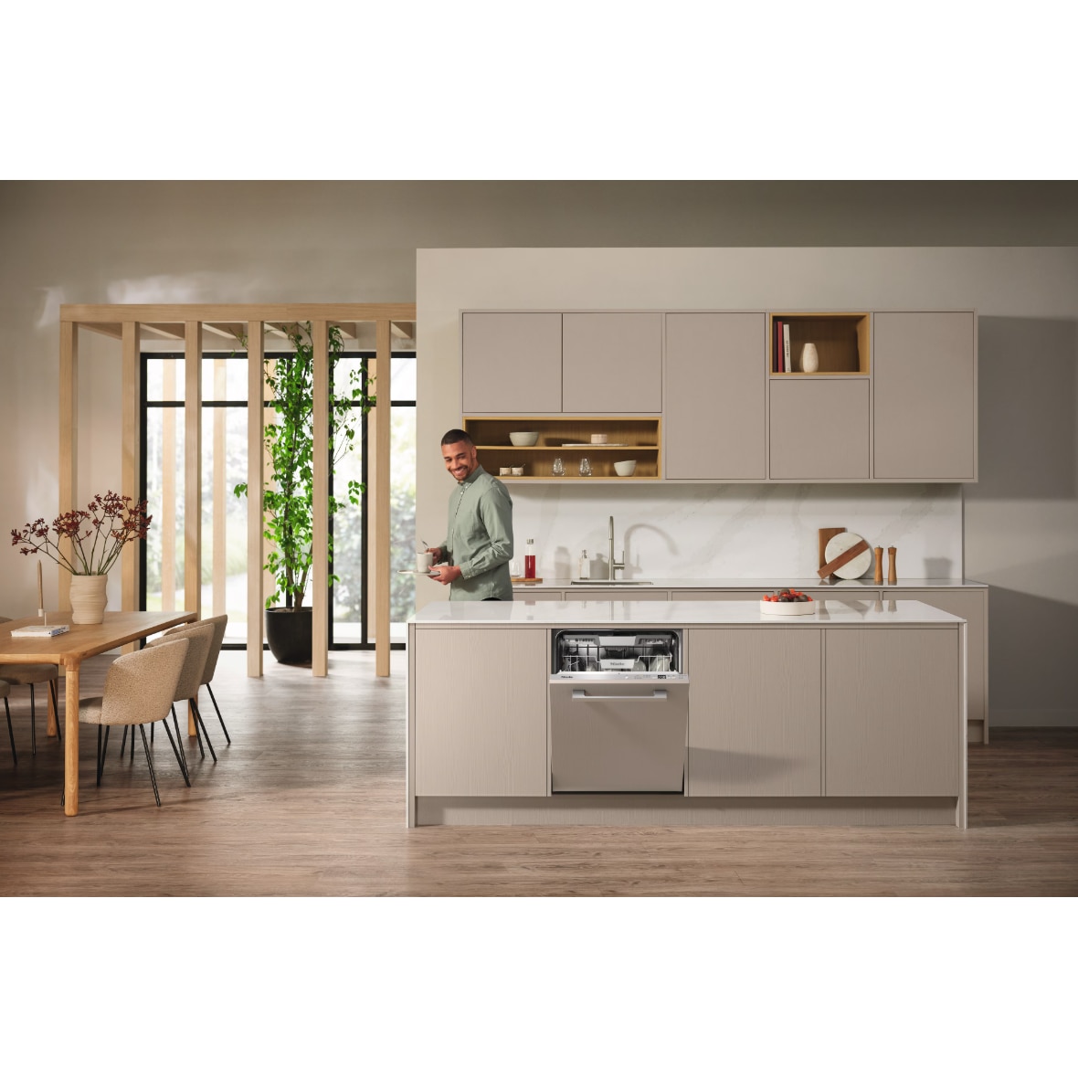 Masina de spalat vase incorporabila Miele G 5851 SCVi, 14 seturi, 5 programe, Clasa A, QuickPowerWash, AutoOpen, 60 cm