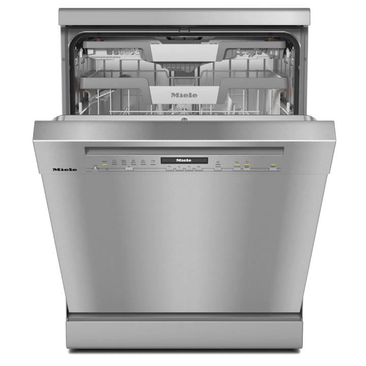 Masina de spalat vase Miele G 7040 SC, 14 seturi, 10 programe, Clasa A, AutoDos cu PowerDisk, Miele@home, AutoOpen, 60 cm, Inox