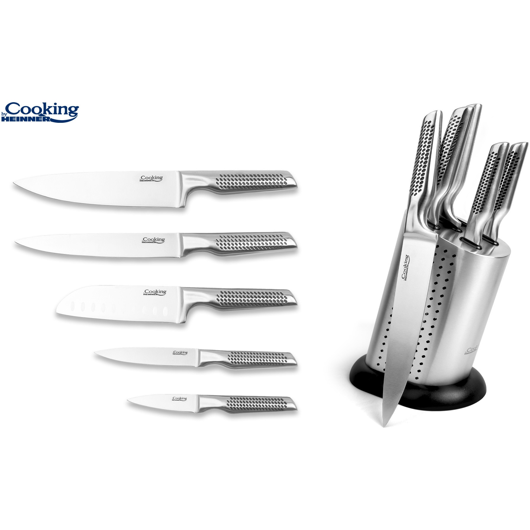 Set cutite 6 piese Cooking by Heinner Skyline, inox - eMAG.ro