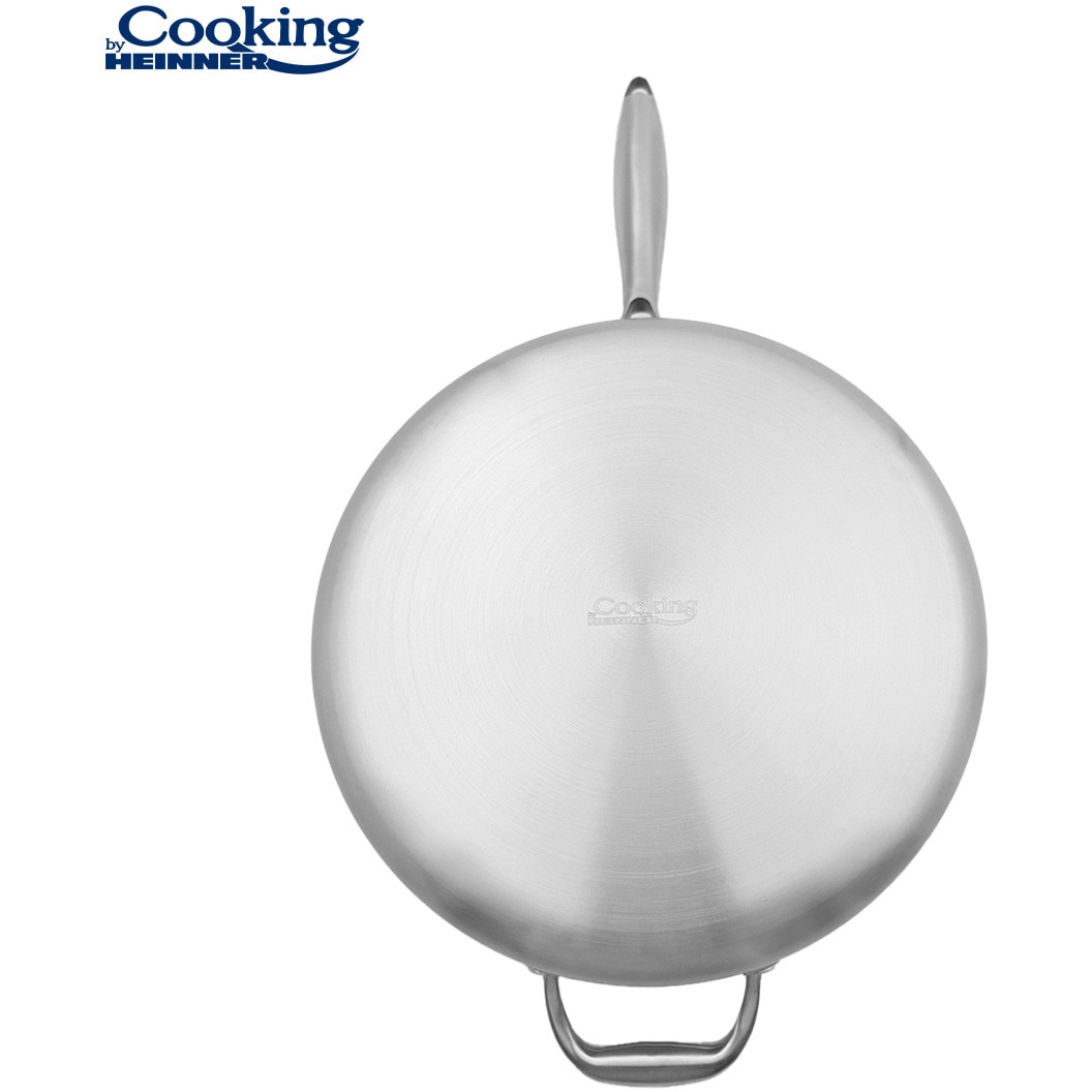 Tigaie adanca cu capac sticla Cooking by Heinner ATOMIC3, inox, 3