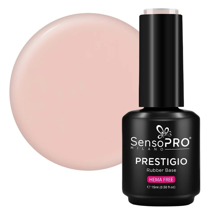 Rubber Base PRESTIGIO SensoPRO Milano - Tangerine Twirl 15ml