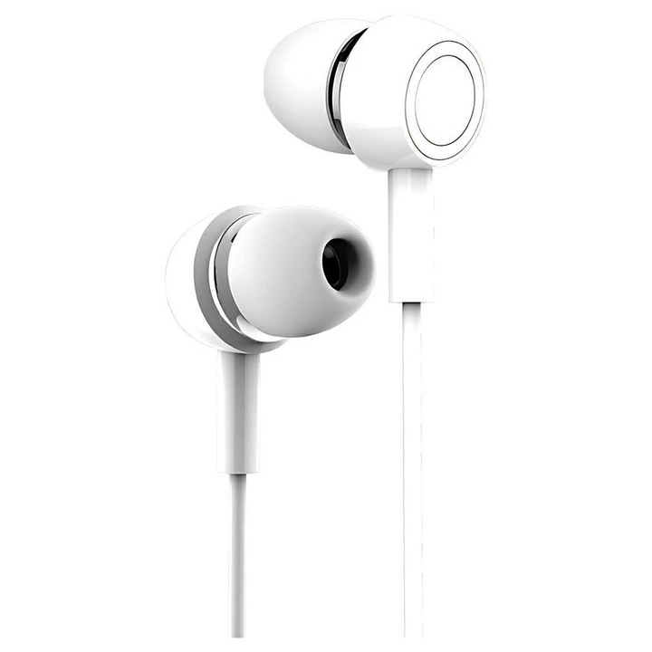 USAMS stereo fejhallgató EP-12 HSEP1202 jack 3, 5mm fehér