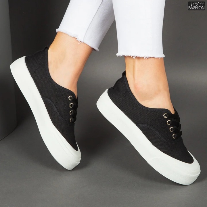 Tenisi/espadrile "feet fashion bx-001 black"