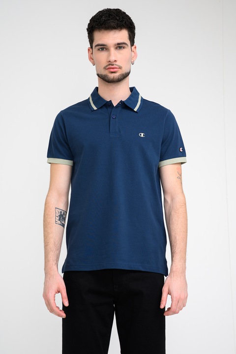 Champion, Galléros póló, Világoszöld/Tengerészkék