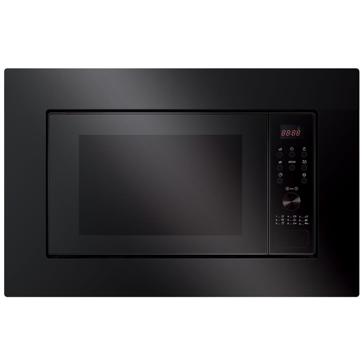 Cuptor cu microunde Amica EMW 13170 S / 900 W / 20 L spatiu de gatit / 9 programe automate / negru