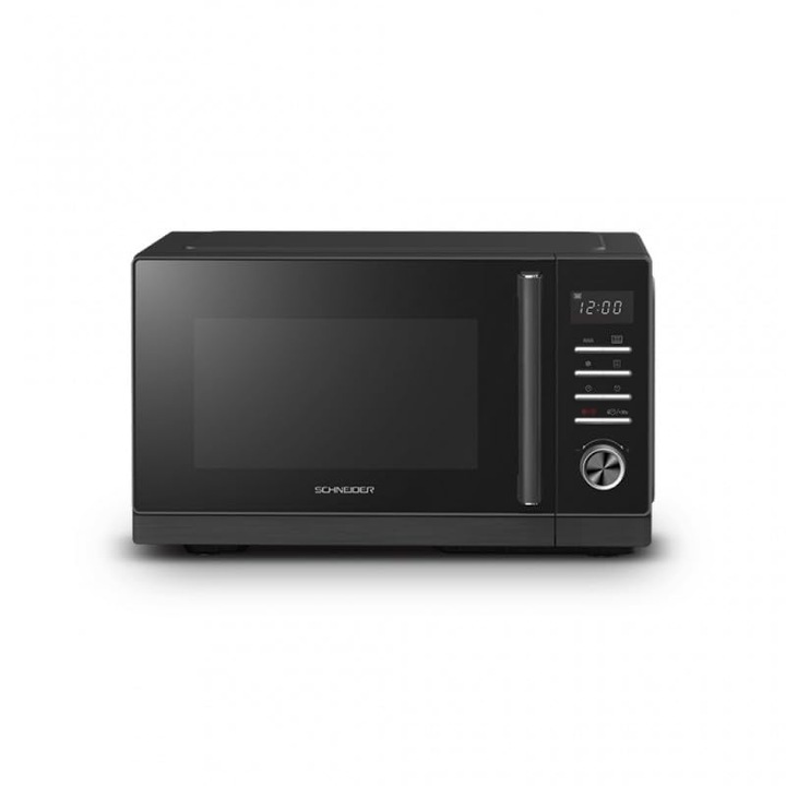 Cuptor cu microunde SCHNEIDER SCMW2125GDB cu grătar, 25L, 900W, control digital, 28,8cm
