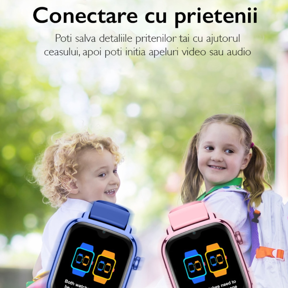 Ceas Smartwatch GPS Copii Cu Localizare Si Telefon Techone® KT34 Maxi ...