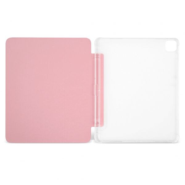 Husă Smart Case Sigloo, Compatibila cu Huawei MatePad T10 9.7” / T10s 10.1” (2021), TPU, spate translucid, roz