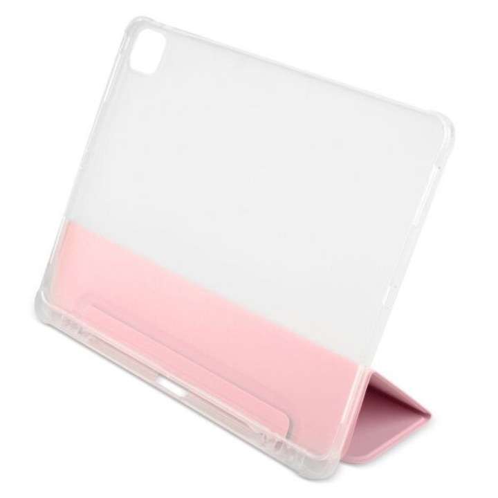 Husă Smart Case Sigloo, Compatibila cu Huawei MatePad T10 9.7” / T10s 10.1” (2021), TPU, spate translucid, roz