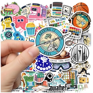 Dandy's World - Adesivi da 50 pezzi, in vinile, per laptop, skateboard, bottiglie d'acqua, moto, bagagli, scrapbook bicicletta, impermeabili, per adulti e ragazze Dandy's World - Adesivi da 50 pezzi, in vinile, per laptop, skateboard, bottiglie d'acqua, moto, bagagli, scrapbook bicicletta, impermeabili, per adulti e ragazze