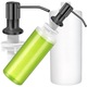 Dozator detergent vase incorporabil, 500 ml, Otel inoxidabil, Negru, pentru chiuveta bucatarie
