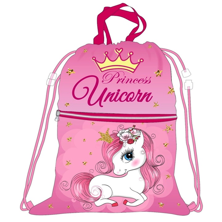 Ghiozdan scolar set UNICORN, 45x35cm, cu buzunar, Mister License