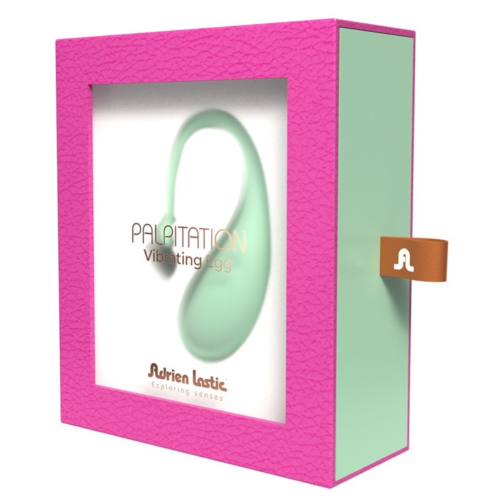 Vibrator bullet Palpitation, Adrien Lastic, 9 moduri de vibratie, silicon moale, 18x3.7cm, waterproof