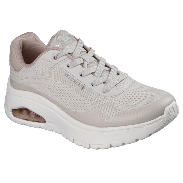 Skechers Skechers Uno Flex Spring On Air bézs fűzős sneaker cipő 177794-TPE