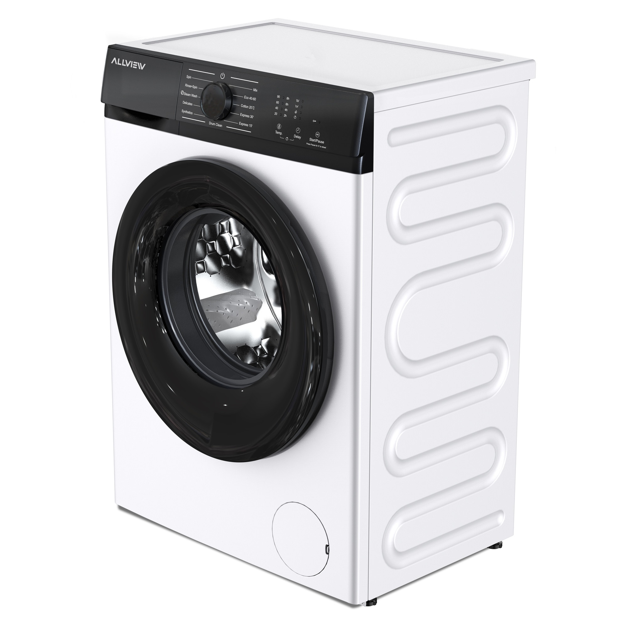 Masina de spalat rufe Allview Sensy 610E, 6 KG, motor Inverter, Super SLIM, 1200 RPM, 11 Programe, Clasa A