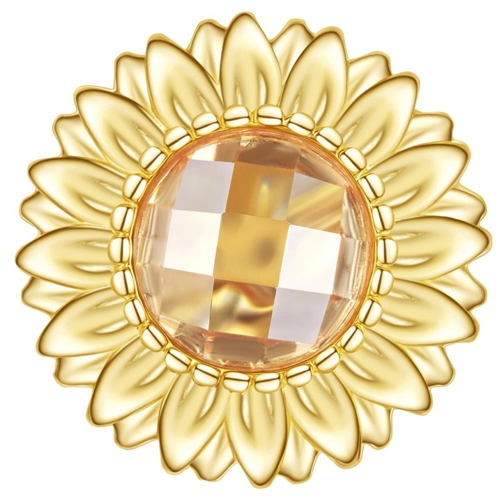 Charms floarea soarelui, argint 925, 10,1x10,1mm