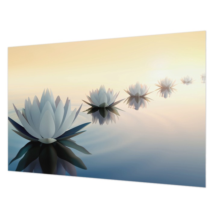 Tapéta Falra, Wallfluent, Békés kilátás, Fehér, 104 x 70 cm, Nem Szőtt, Erős Ragasztó, 010100060020000001826