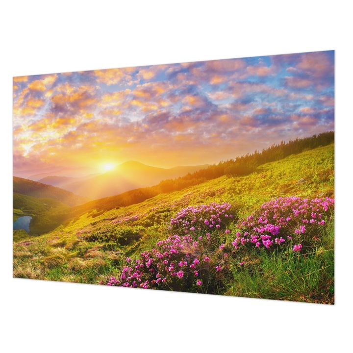 Fotótapéta Falra, Wallfluent, Hegyi Nyugat, Zöld, 104 x 70 cm, Nem Szőtt, Klasszikus, 010100060020000007189