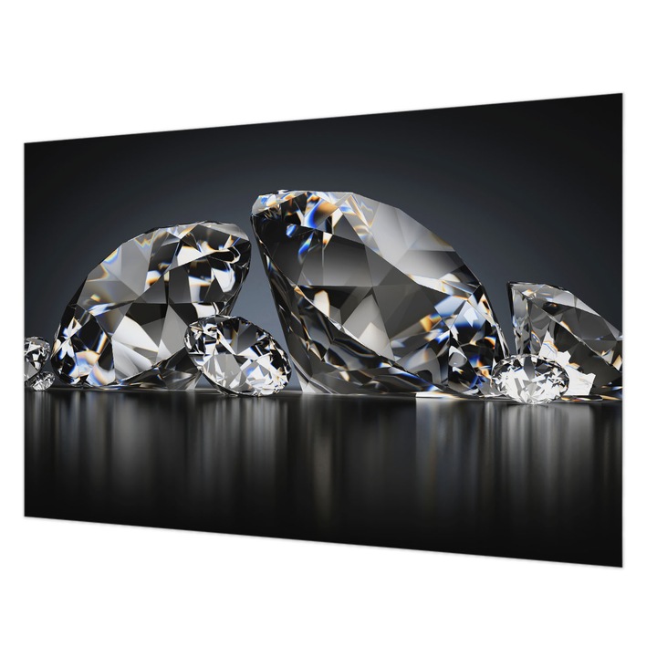 Tapéta Vlies Fali Dekoráció, Wallfluent, Kristály szépség, Fekete, 104 x 70 cm, Nem Szőtt, Élénk Színek, 010100060020000007765