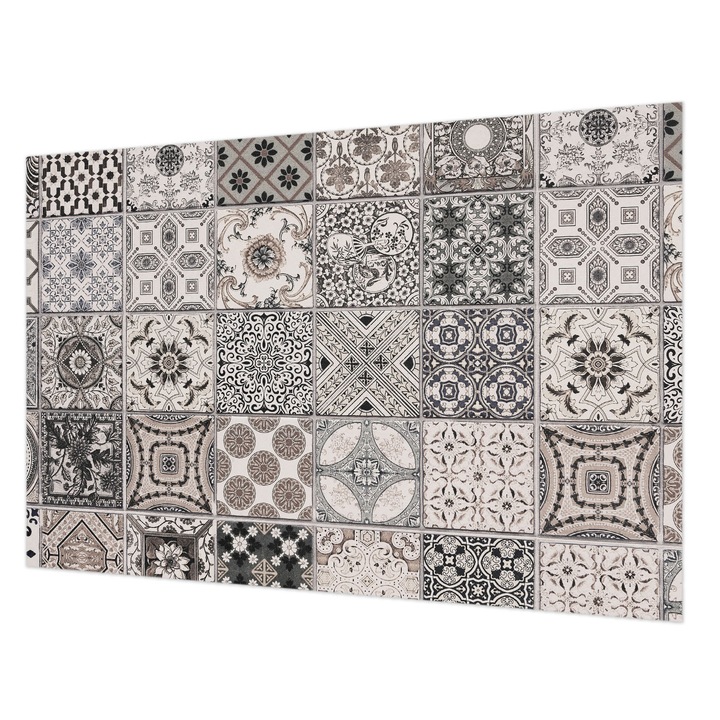 Fali Fotótapéta, Wallfluent, Modele de placi, Gri, 104 x 70 cm, Elegant, Pentru Birou, 010100060020000007834