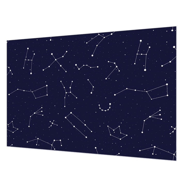 Dekor Tapéta, Wallfluent, Asztro Ég, Tengerészkék, 104 x 70 cm, Vlies, Élénk Színek, 010100060020000011160