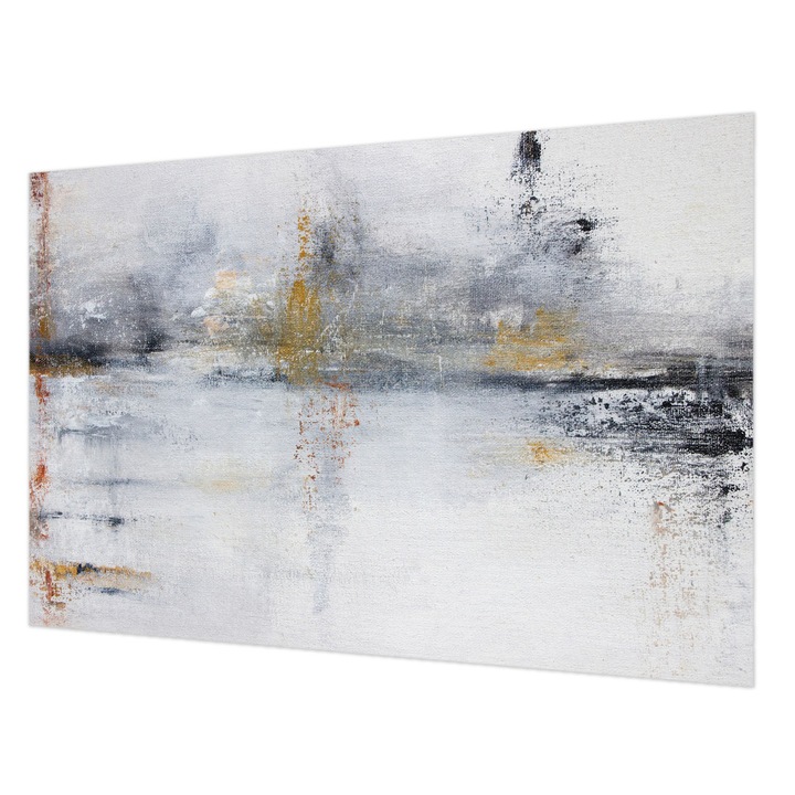 Tapéta Falra, Wallfluent, Harmonikus absztrakció, Fehér, 104 x 70 cm, Nem Szőtt, Előszobába, Hálószobába, 010100060020000017088